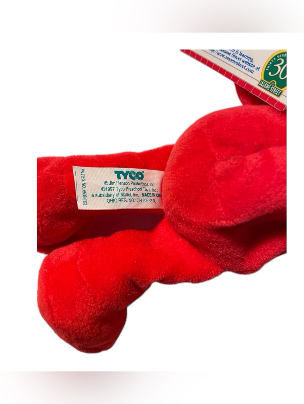 TYCO1997 Brand new with label Sesame Street Beans Elmo All Ages. B1 - Picture 4 of 5